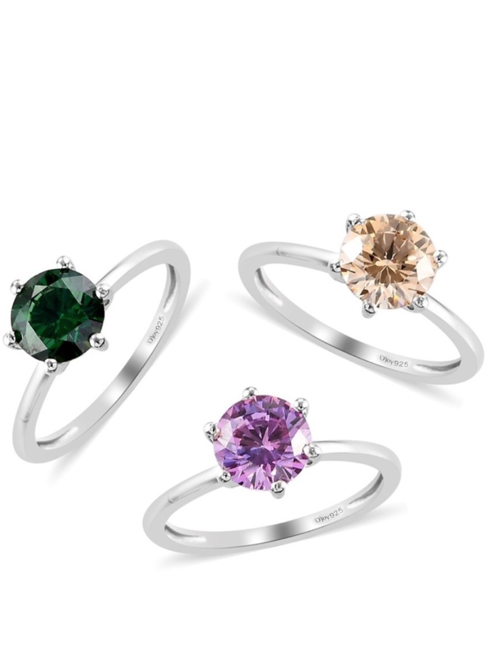 SWAROVSKI Zirconia Three Ring Set